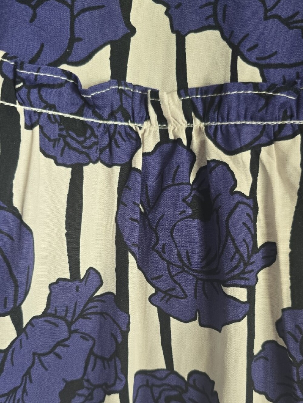 Mud Pie Purple Floral Tiered Dress - Picture 5 of 8